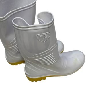 Bottes de sécurité blanches en PVC – Modèle hygiénique alimentaire